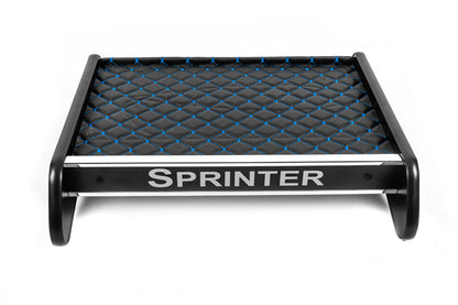 Dashboard Shelf (Black with Blue Stitching) for Mercedes Sprinter W907/W910 2018- - image 1