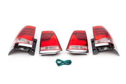 Tail lights 2007-2015 V1 (2016+ design) for Toyota Land Cruiser 200 - Reelken Auto