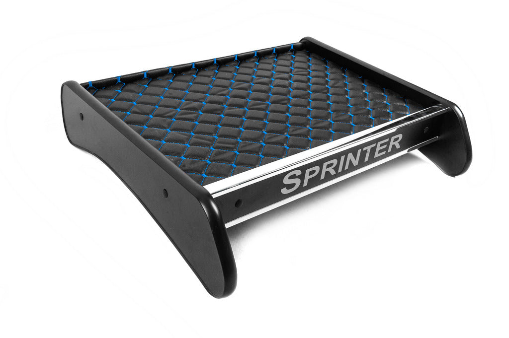 Dashboard Shelf (Black with Blue Stitching) for Mercedes Sprinter W907/W910 2018- - image 3