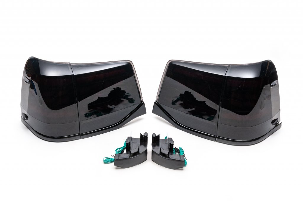 Tail Lights 2016-2021 (Sequential Black) for Toyota Land Cruiser 200 2007-2021 - image 1