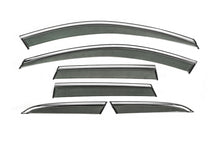 Window Deflectors with Chrome Trim Niken Luxury (6 pcs) for Volvo XC60 2017- - image 1