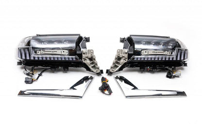 Headlights 2016+ (Bugatti) for Toyota Land Cruiser 200 - Reelken Auto