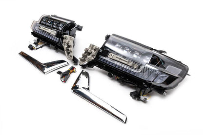 Headlights 2016+ (Bugatti) for Toyota Land Cruiser 200 - Reelken Auto