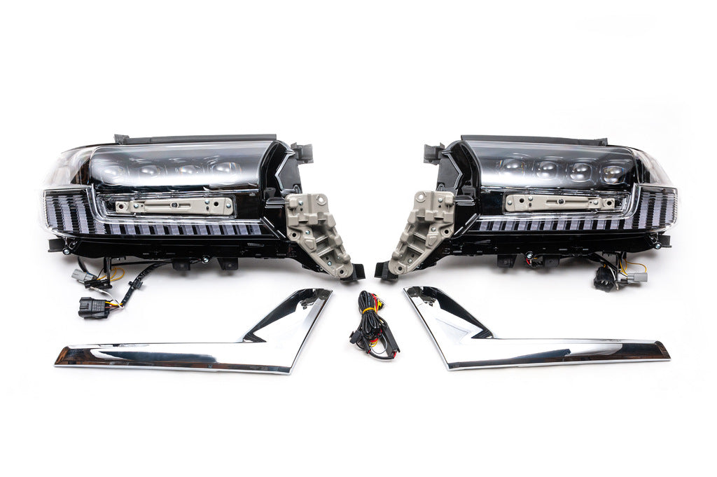 Front Headlights 2016+ (Bugatti) for Toyota Land Cruiser 200 2007-2021 - image 8