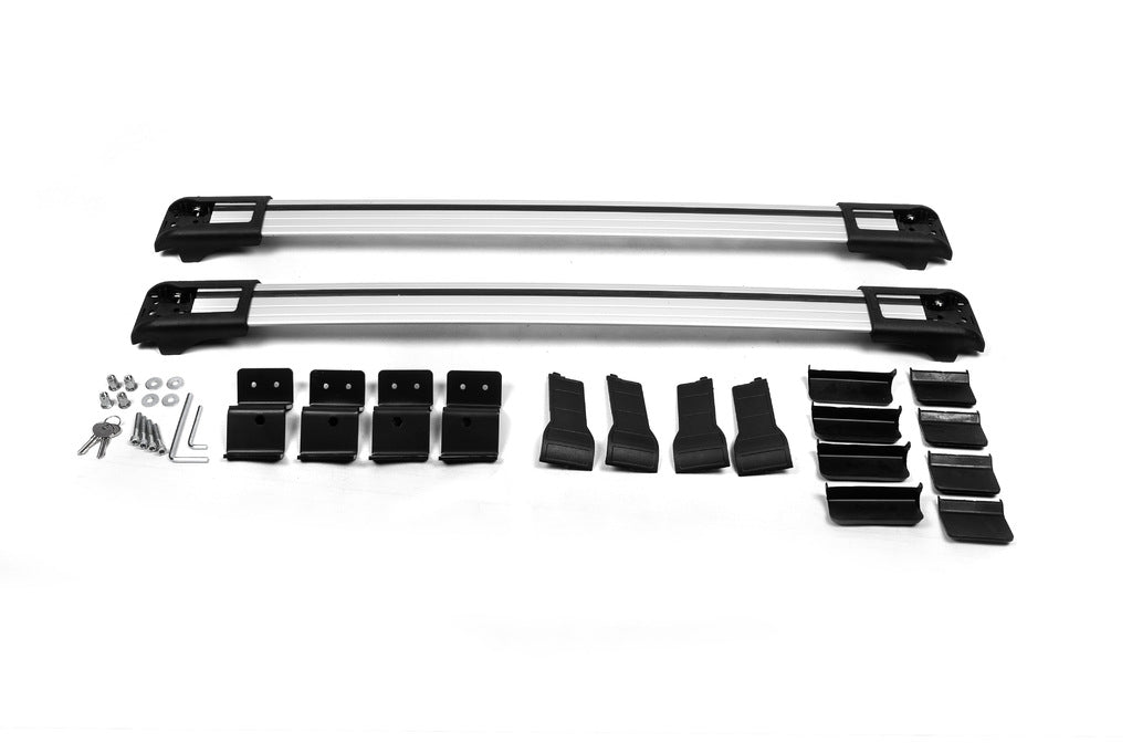 Lockable roof cross bars for railings Wingbar V1 (2 pcs) for Dacia Duster 2018-2024 - image 3
