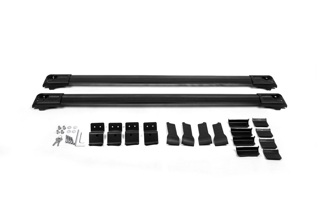 Lockable roof bars for roof rails WingBar V1 (2008-2014, 2 pcs) for Dacia Duster 2008-2018 - image 4