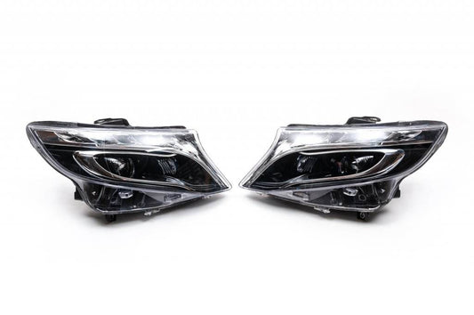 LED headlights (V-class design 2 pcs) for Mercedes Vito / V-class W447 2014↗ year - Reelken Auto