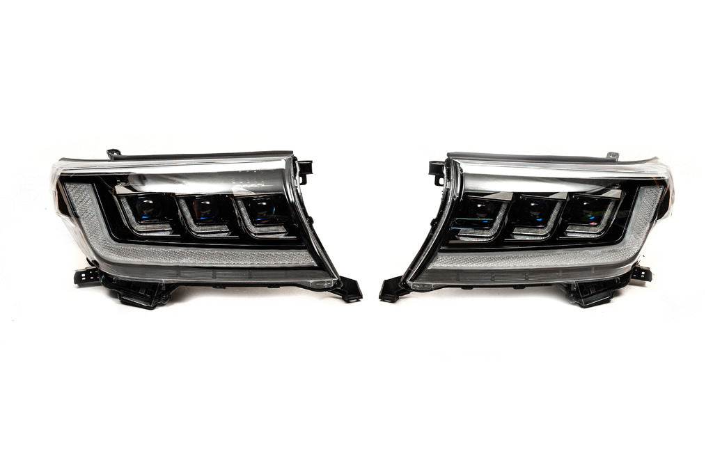 Front lights 2007-2014 (Bugatti) for Toyota Land Cruiser 200 - Reelken Auto