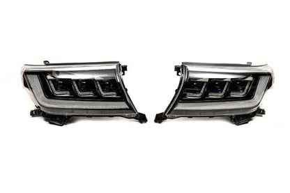 Front lights 2007-2014 (Bugatti) for Toyota Land Cruiser 200 - Reelken Auto