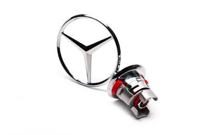 Target emblem (with lettering) for Mercedes C-class W203 2000-2007 - image 5