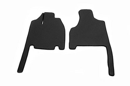 Floor mats (3 rows, EVA, black) for Chrysler Voyager 2001-2007 - Reelken Auto