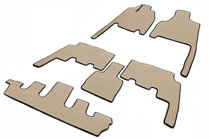 Floor mats (3 rows, EVA, beige) for Chrysler Voyager 2001-2007 - image 1