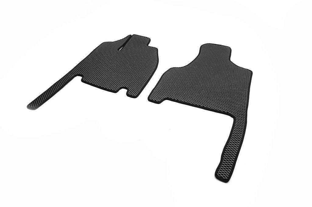 Floor mats (3 rows, EVA, black) for Chrysler Voyager 2001-2007 - Reelken Auto