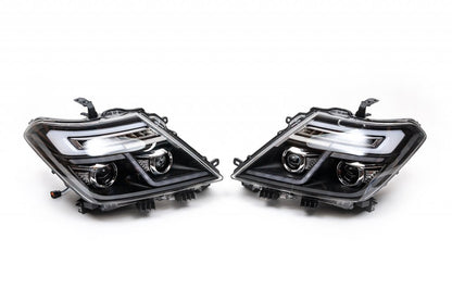 Front Headlights 2010-2020 (2 Lenses) for Nissan Patrol Y62 2010-2024 - image 1