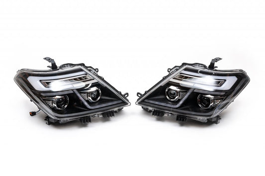 Front Headlights 2010-2020 (2 Lenses) for Nissan Patrol Y62 2010-2024 - image 1