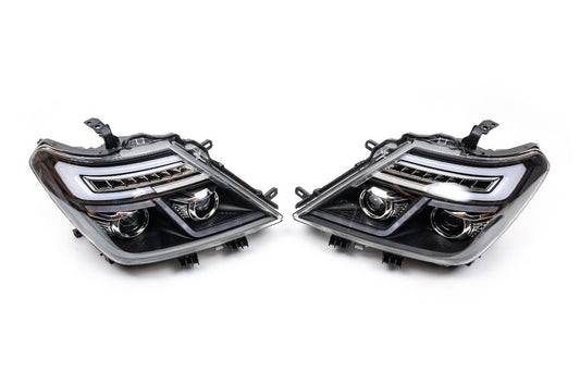 Front Headlights 2010-2020 (2 Lenses) for Nissan Patrol Y62 2010-2024 - image 2