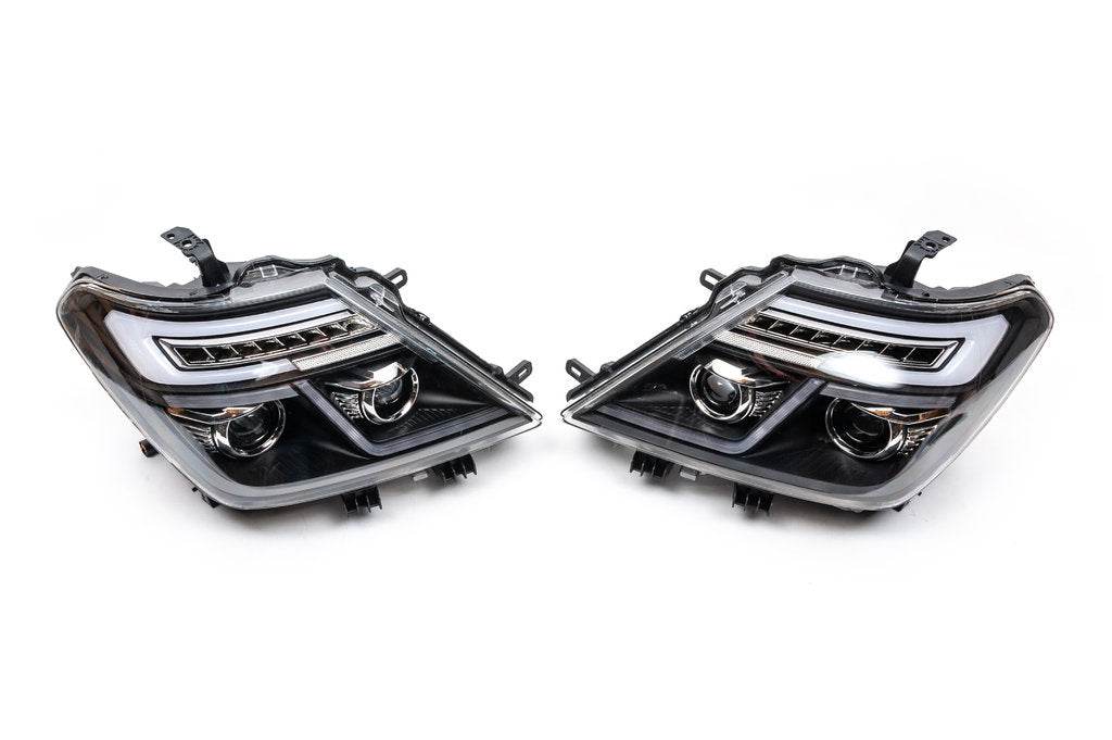 Front lights 2010-2020 (2 lenses) for Nissan Patrol Y62 2010-2024 - Reelken Auto