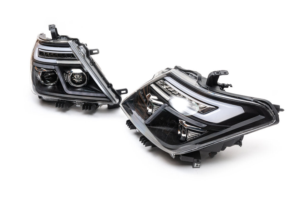 Front Headlights 2010-2020 (2 Lenses) for Nissan Patrol Y62 2010-2024 - image 4