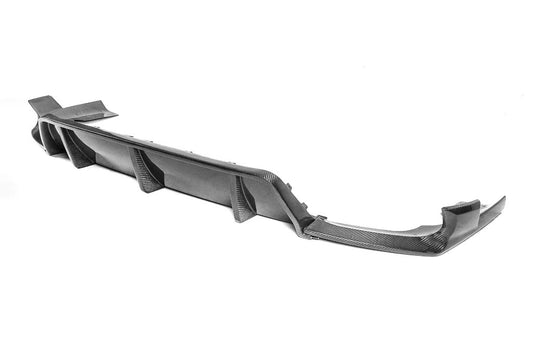 Rear bumper diffuser Carbon V1 (for M-Sport, 2018-2022) for BMW X6 G06 2019- - image 2