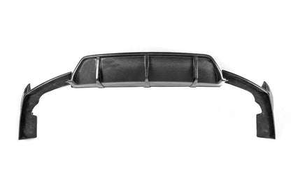 Rear bumper diffuser Carbon V1 (for M-Sport, 2018-2022) for BMW X6 G06 2019- - image 3