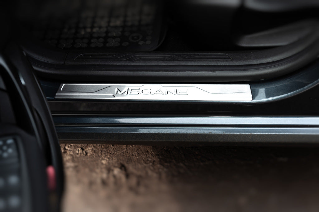 Door Sill Protectors OmsaLine (4 pcs, Stainless Steel) for Renault Megane IV 2016-2025 - image 2