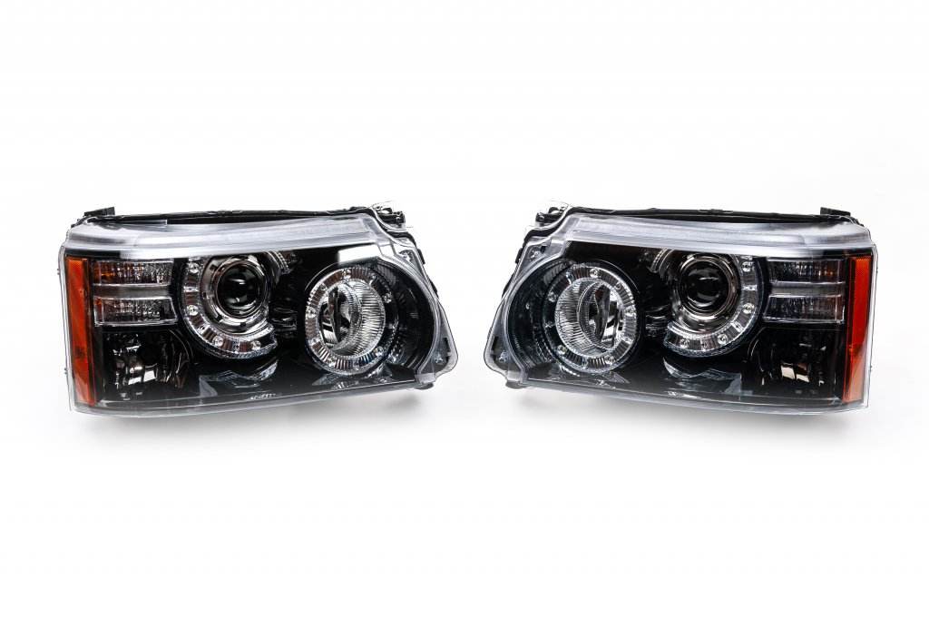 Front lights (2010-2013, 2 pcs.) for Range Rover Sport 2005-2013 - Reelken Auto