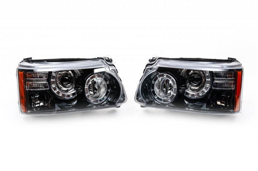 Front lights (2010-2013, 2 pcs.) for Range Rover Sport 2005-2013 - Reelken Auto