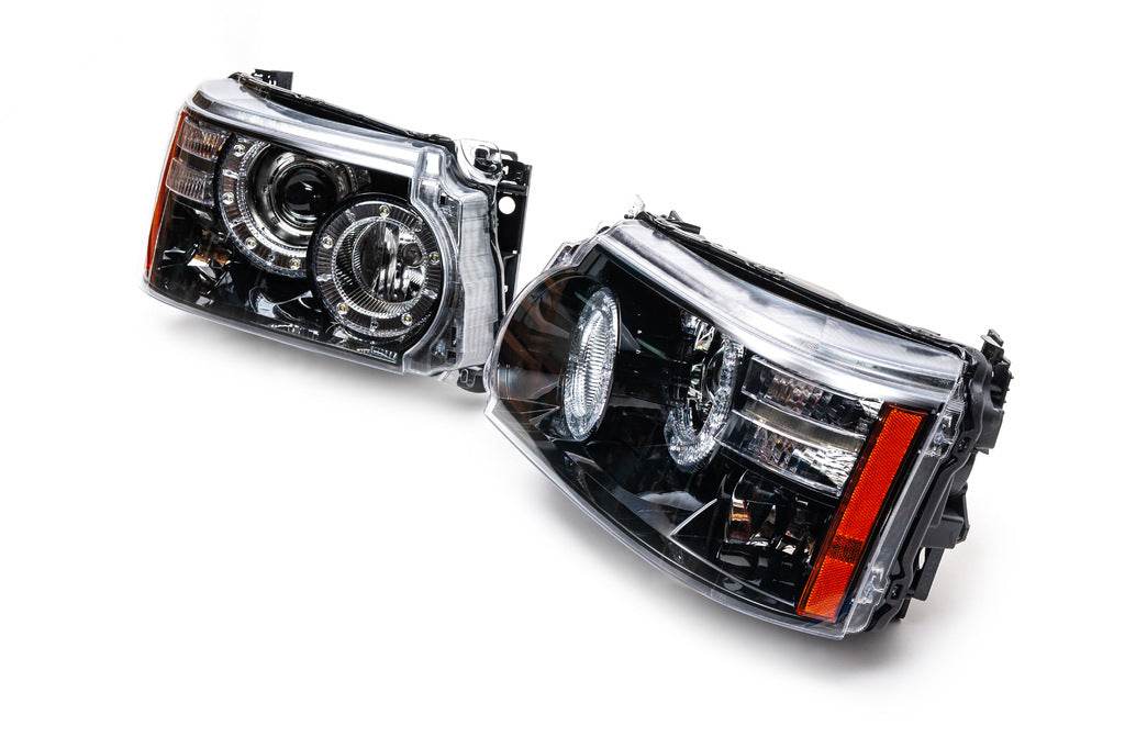 Front lights (2010-2013, 2 pcs.) for Range Rover Sport 2005-2013 - Reelken Auto