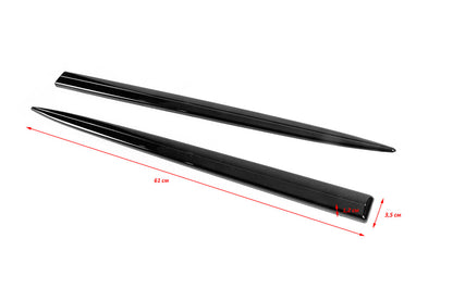 Universal moldings (4 pcs, black) - image 1