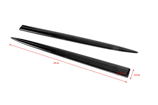 Universal moldings (4 pcs, black) - image 1