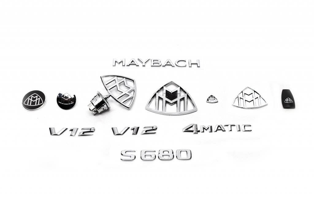 A set of Maybach emblems for Mercedes - Reelken Auto