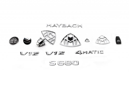 A set of Maybach emblems for Mercedes - Reelken Auto