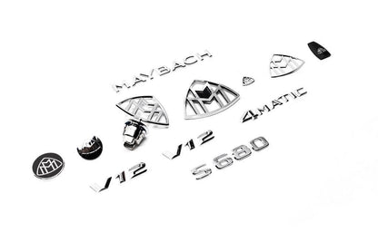 A set of Maybach emblems for Mercedes - Reelken Auto