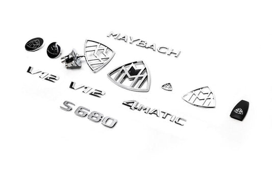 A set of Maybach emblems for Mercedes - Reelken Auto