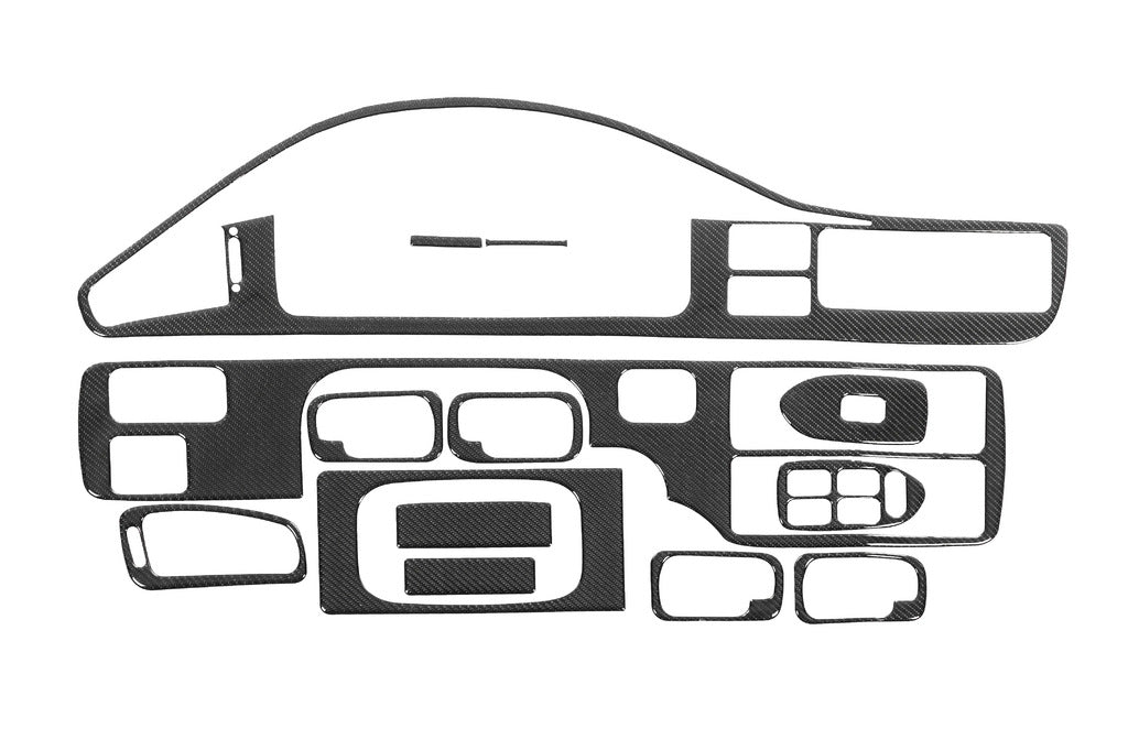 Dashboard Trim Covers (Meric) for Honda Civic 1991-1995 - image 1