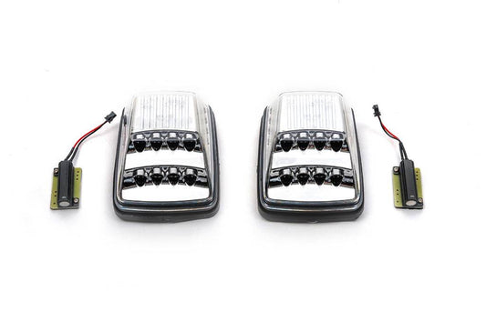 Turntables White Design (2 pcs) for Mercedes G class W463 1990-2018 - Reelken Auto