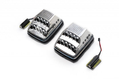 Turn Signal Lights White Design (2 pcs) for Mercedes G сlass W463 1990-2018 - image 1