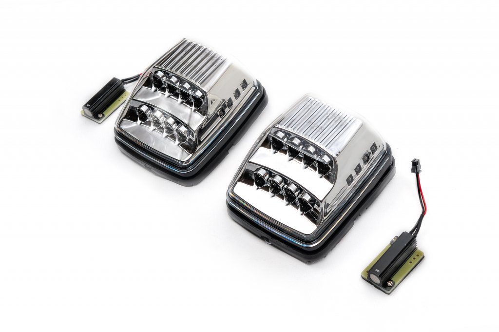 Turn Signal Lights White Design (2 pcs) for Mercedes G сlass W463 1990-2018 - image 1