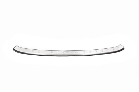 Cover on the rear bumper Libao (2014-2017, stainless steel) for Nissan Qashqai 2014-2021 - Reelken Auto