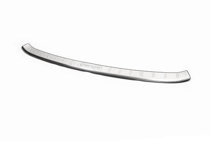 Cover on the rear bumper Libao (2014-2017, stainless steel) for Nissan Qashqai 2014-2021 - Reelken Auto
