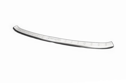 Cover on the rear bumper Libao (2014-2017, stainless steel) for Nissan Qashqai 2014-2021 - Reelken Auto