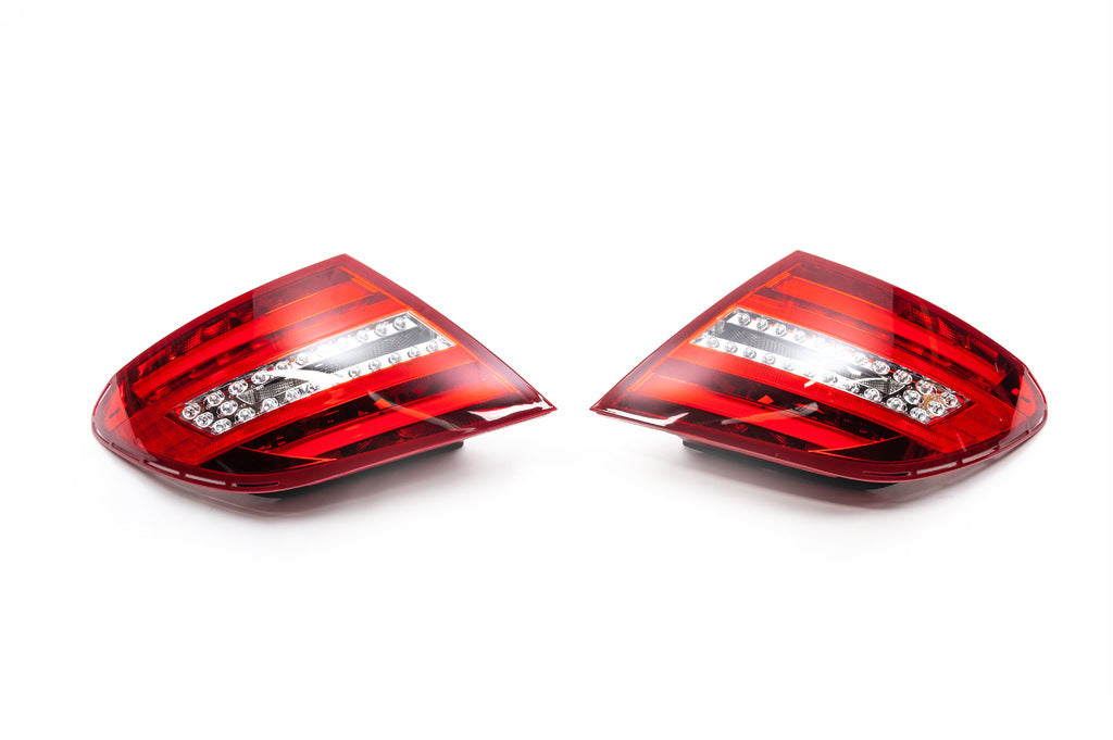 LED Tail Lights (2011-2015, Set of 2) for Mercedes C-class W204 2007-2015 - image 2
