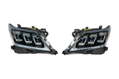 Front lights 2012-2015 (2020 design, 2 pcs) for Lexus LX570/450d - Reelken Auto