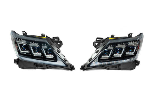 Front lights 2012-2015 (2020 design, 2 pcs) for Lexus LX570/450d - Reelken Auto