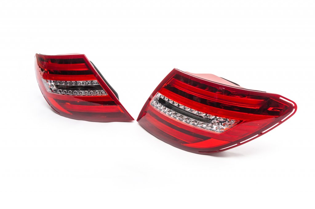 LED Tail Lights (2011-2015, Set of 2) for Mercedes C-class W204 2007-2015 - image 1