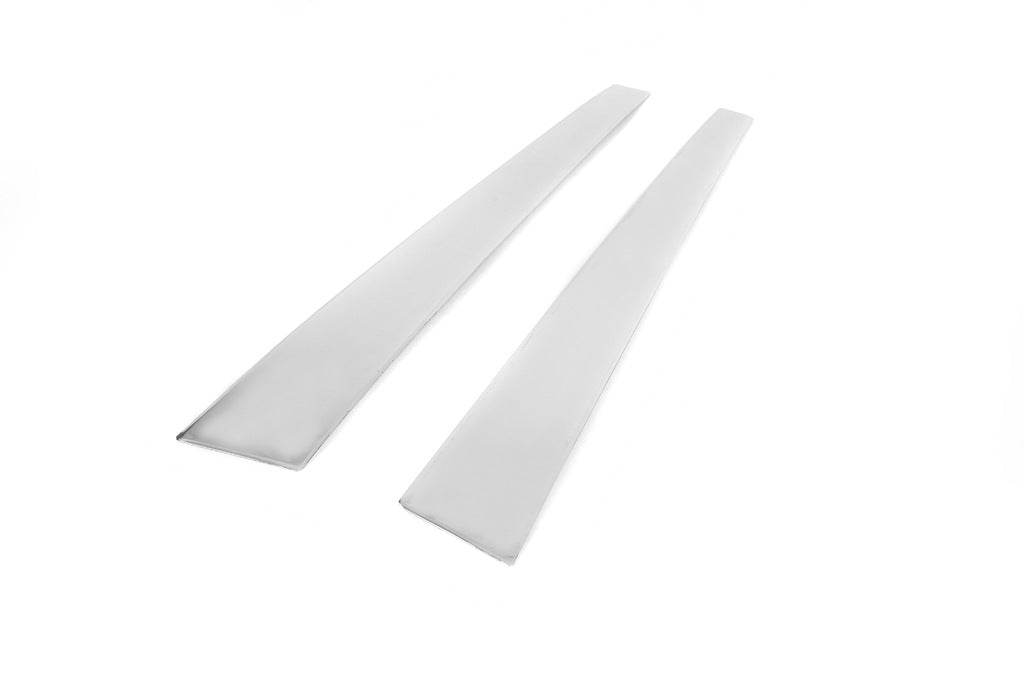 Overlays on the rack (2 pcs, stainless steel) for Renault Megane II 2004-2009 - Reelken Auto