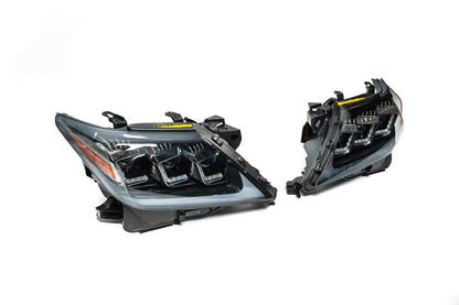 Front lights 2012-2015 (2020 design, 2 pcs) for Lexus LX570/450d - Reelken Auto