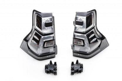 BlackEdition V1 taillights (2017-2023, 2 pcs) for Toyota Land Cruiser Prado 150 - Reelken Auto