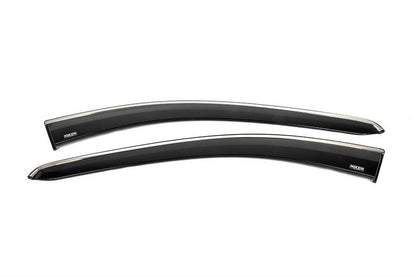 Window Deflectors with Chrome Trim (2 pcs, Niken) for Ford Connect 2021- - image 1