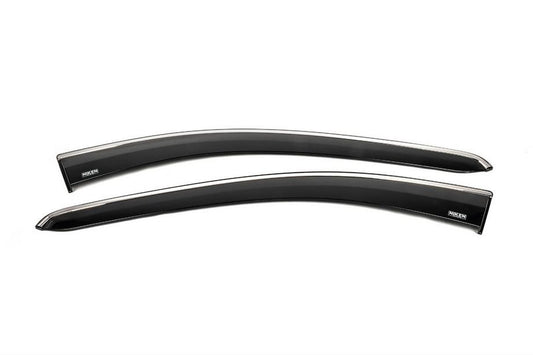 Window Deflectors with Chrome Trim (2 pcs, Niken) for Ford Connect 2021- - image 1